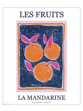 IKEA BILD Poster, les fruits, 16x20 "